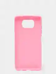 Розовый чехол мягкий силиконовый для XIAOMI Poco X3