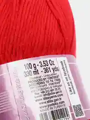 Красный пряжа Alize Cotton Gold 55% Хлопок 45% Акрил 100г 330м Ализе Коттон Голд