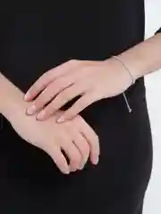 Серебряный женский браслет на руку ( 2 вида )