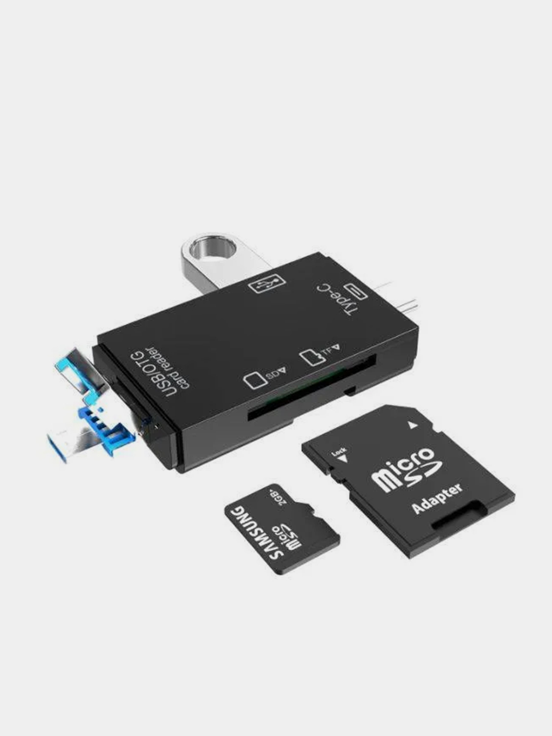 Картридер для micro SD 3в1 для компьютера. Картридер для телефона. USB Card  Reader купить по цене 395 ₽ в интернет-магазине KazanExpress