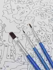 Картина по номерам на холсте с подрамником 50х40 "Уличная ёлка"