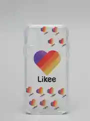 Пурпурный чехол Apple iPhone X / Xs прозрачный плотный с рисунком и цветной рамкой