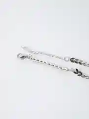 Серебряный браслет на ногу