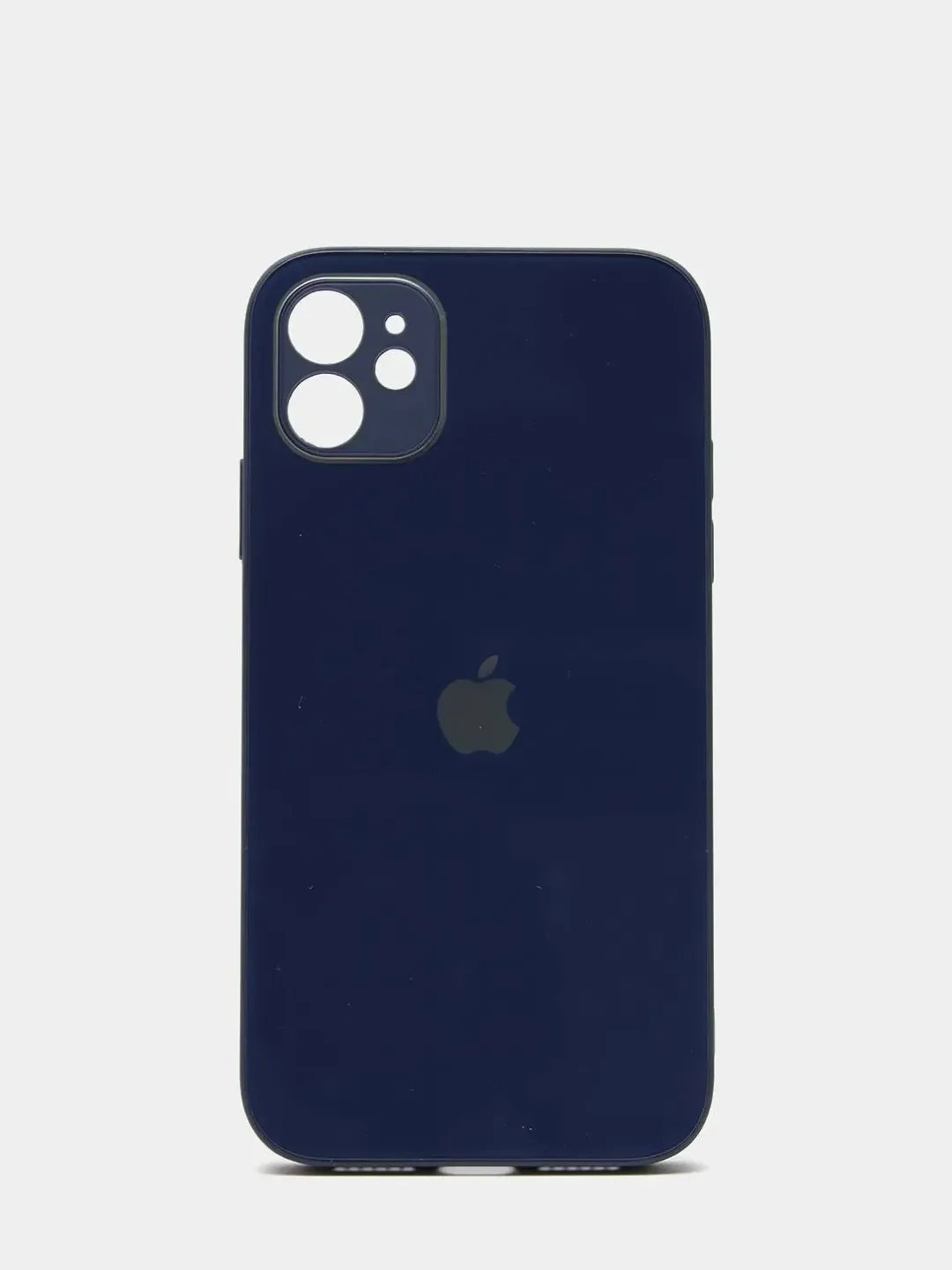 Чехол силиконовый для iPhone 11 со стеклянной панелью