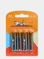 Батарейки Airline AA-04 LR6/AA щелочные, 4 штуки, блистер
