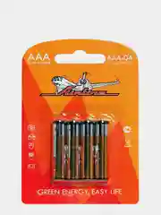 Батарейки Airline AAA-04 LR03/AAA щелочные, 4 штуки, блистер