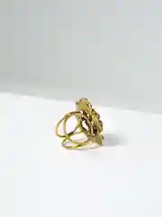 Бирюзовый брошь-зажим