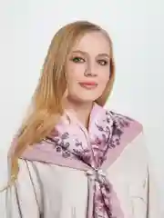 Вишнёвый брошь-зажим