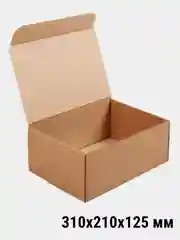 Алый коробка из крафт-картона