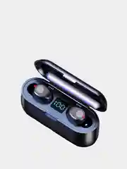 Беспроводные наушники F9 с микрофоном, Power Bank