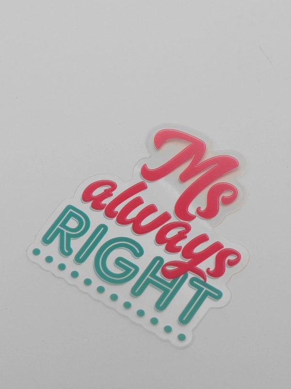 Наклейка для айкос "Ms always right"
