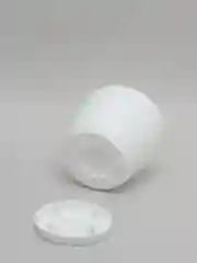 Белый кашпо горшок для цветов с поддоном "Дюна", IDEA