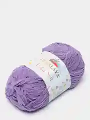 Фиолетовый пряжа плюшевая Himalaya "Baby Soft", 100% полиэстер, 115 м, 50 г