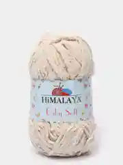 Кремовый пряжа плюшевая Himalaya "Baby Soft", 100% полиэстер, 115 м, 50 г