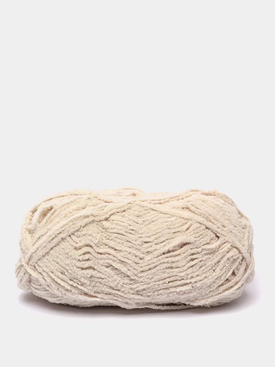 Кремовый пряжа плюшевая Himalaya "Baby Soft", 100% полиэстер, 115 м, 50 г