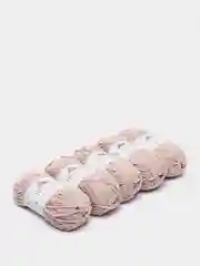 Бежевый пряжа плюшевая Himalaya "Baby Soft", 100% полиэстер, 115 м, 50 г, 5 штук
