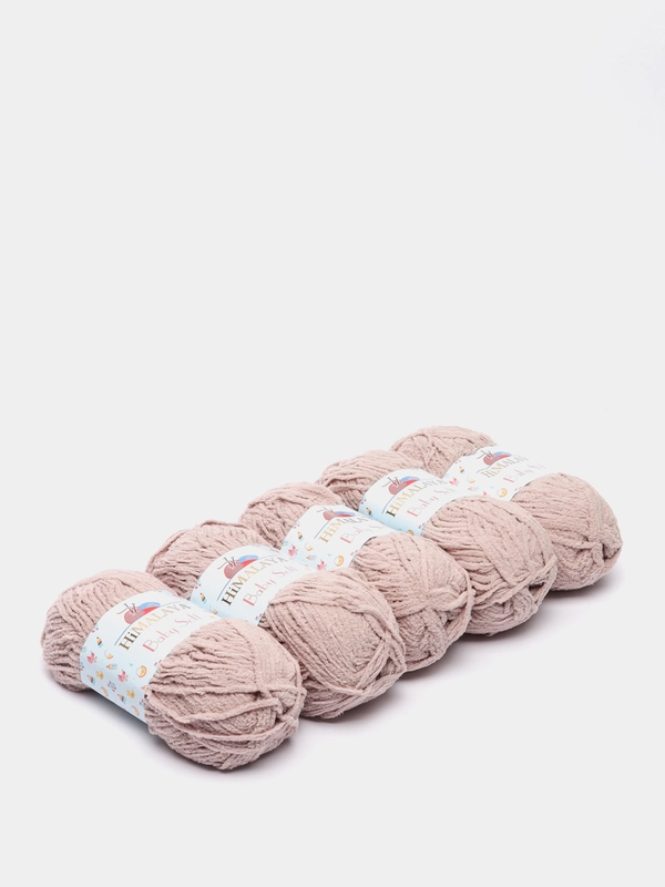 Пряжа плюшевая Himalaya "Baby Soft", 100% полиэстер, 115 м, 50 г, 5 штук