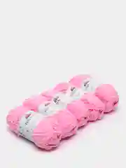 Розовый пряжа плюшевая Himalaya "Baby Soft", 100% полиэстер, 115 м, 50 г, 5 штук
