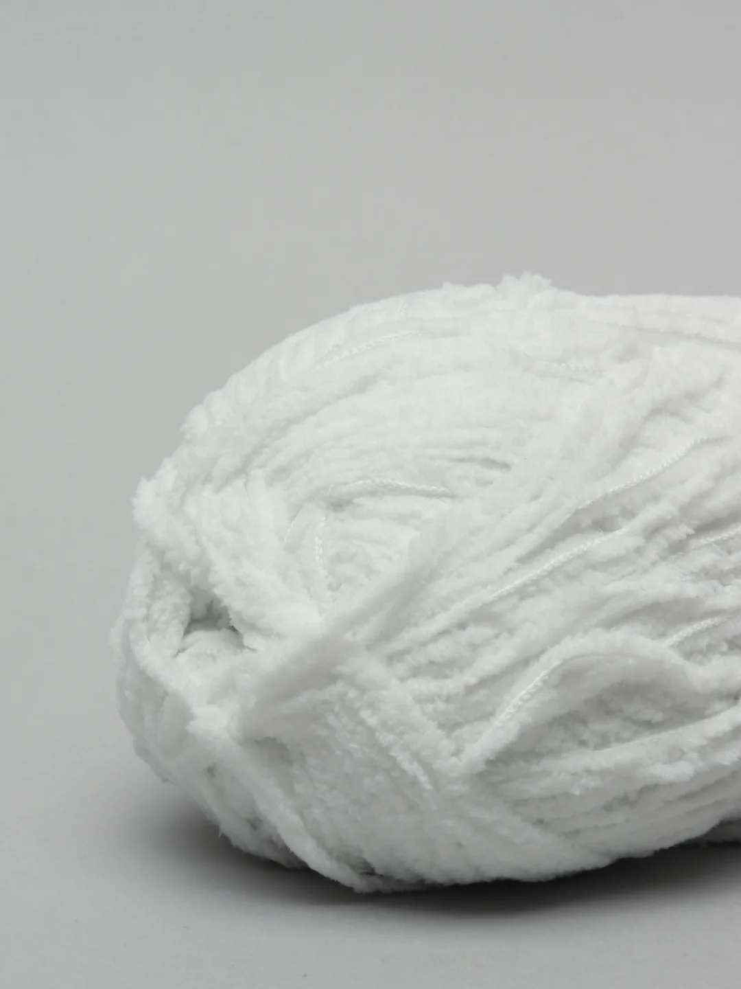Белый пряжа плюшевая Himalaya "Baby Soft", 100% полиэстер, 115 м, 50 г, 5 штук