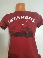 Бордовый футболка мужская