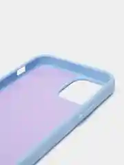Небесно-голубой чехол Apple iPhone 12 mini (5.4") silicone case силиконовый с закрытым низом бархат внутри