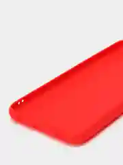 Красный чехол для Samsung A03s цветной матовый
