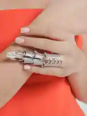 Серебряный кольцо фаланговое "Коготь", Селестия Данганронпа