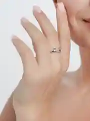 Серебряный кольцо "Корона"