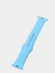 Голубой силиконовый ремешок для смарт часов Apple Watch на 42 / 44