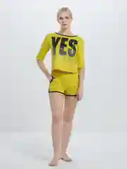 Желтый костюм домашний женский NSD
