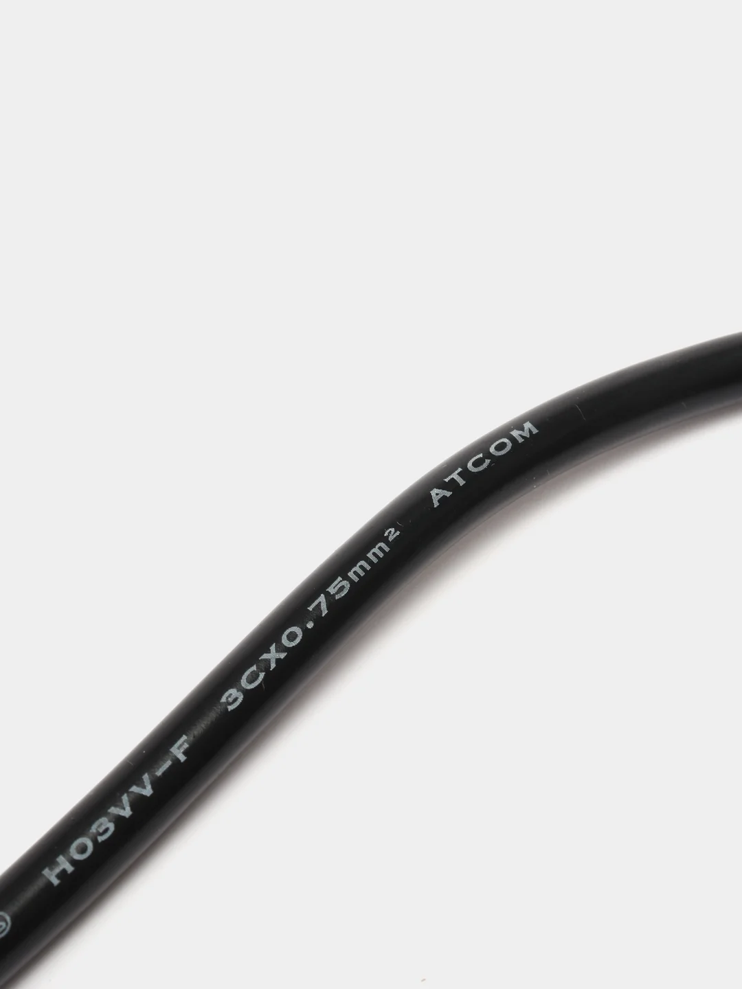 Сетевой шнур питания, кабель ATcom AT10119 CEE 7/7- IEC 320 C13 (0.75 мм) угловой, 1.8 м