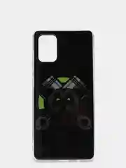 Угольный чехол Samsung Galaxy A71, Самсунг Галакси А71 силиконовый с рисунком