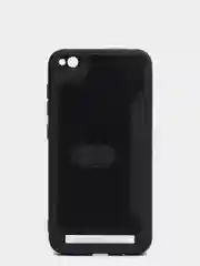 Серый меланж чехол Xiaomi Redmi 5A, Сяоми Редми 5А, черный силиконовый с визитницей под кожу