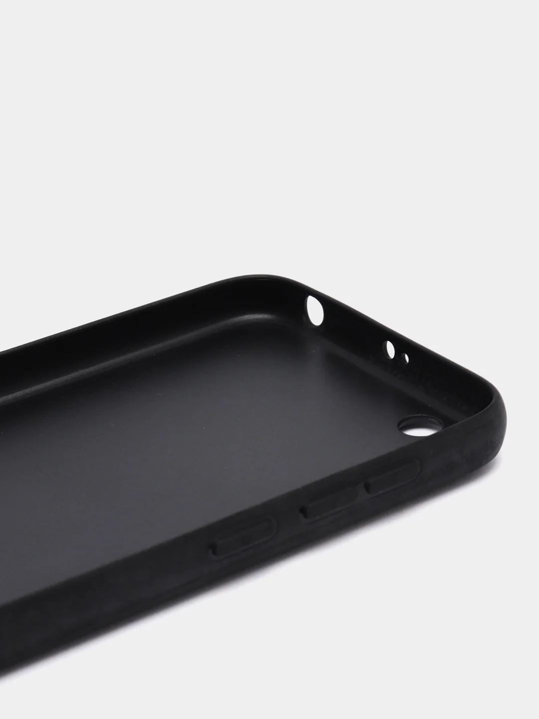 Серый меланж чехол Xiaomi Redmi 5A, Сяоми Редми 5А, черный силиконовый с визитницей под кожу