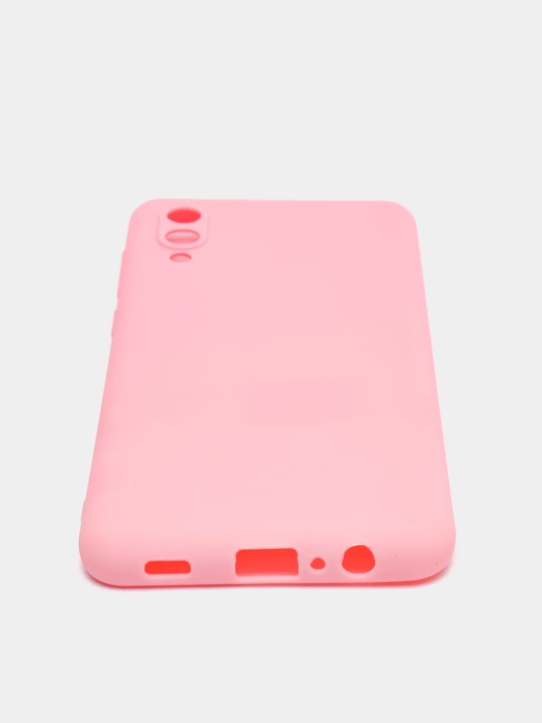 Розовый чехол для Samsung Galaxy A02 / M02 2021 / A022F, силиконовый / Самсунг Галакси А02 / М02