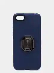 Темно-синий чехол Honor 7A /7A Prime / 7S / Huawei Y5 2018 /Y5 Lite /Y5 Prime, с металлическим кольцом