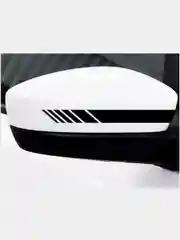 Черный светоотражающая наклейка