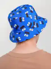 Индиго панама из хлопка, панамка двухсторонняя мужская женская