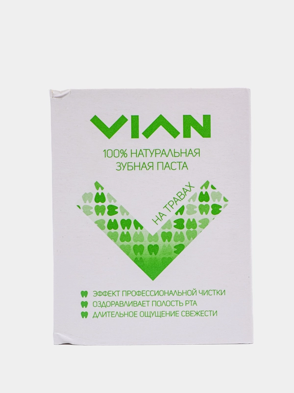 Зубная паста твёрдая VIAN, натуральная, профессиональная, концентрат