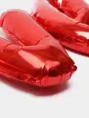 Золотой воздушный новогодний шар с надписью Love