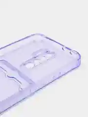 Лавандовый чехол противоударный с отделом под карту для Xiaomi Redmi 10C, 9A, 9C, A1+, Poco M3, M5