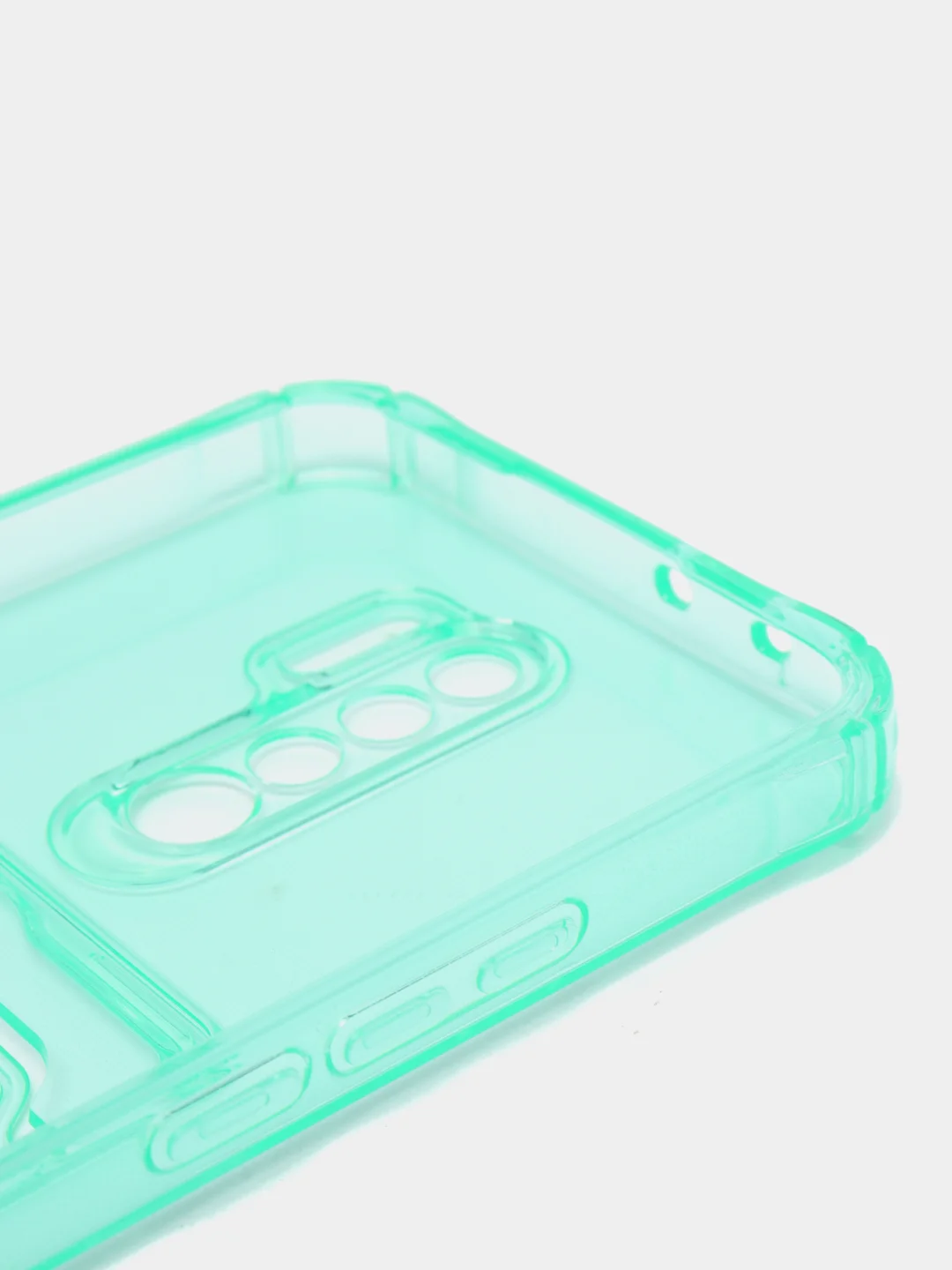 Бирюзовый чехол противоударный с отделом под карту для Xiaomi Redmi 10C, 9A, 9C, A1+, Poco M3, M5