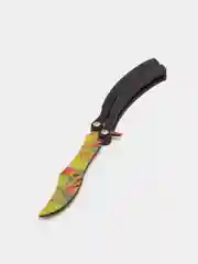 Прозрачный нож деревянный бабочка кс го / cs go