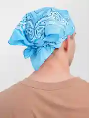 Голубой бандана
