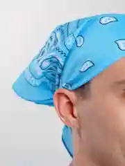 Голубой бандана