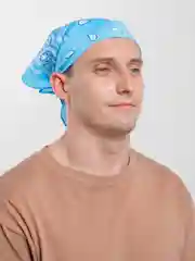 Голубой бандана