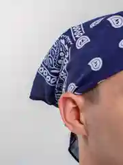 Темно-синий бандана