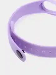 Лавандовый силиконовый ремешок Xiaomi Mi Band 3, Mi Band 4 (Сяоми Ми Бэнд 3, Ми Бэнд 4)
