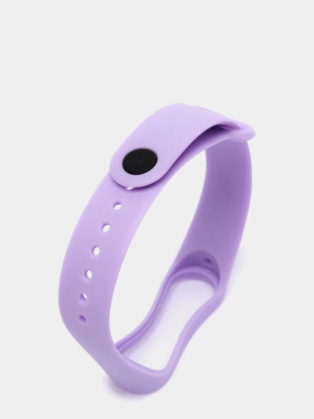 Лавандовый силиконовый ремешок Xiaomi Mi Band 3, Mi Band 4 (Сяоми Ми Бэнд 3, Ми Бэнд 4)