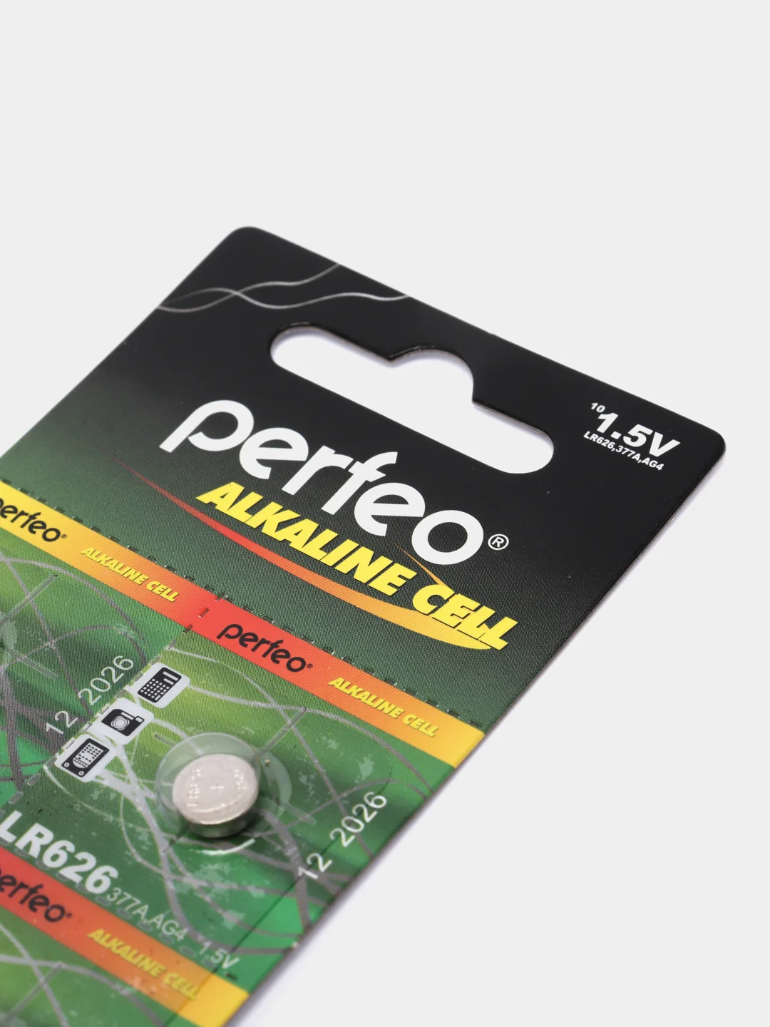 Батарейки Perfeo AG4, LR626, G4, 377, SR626SW, LR66, SR66, для часов